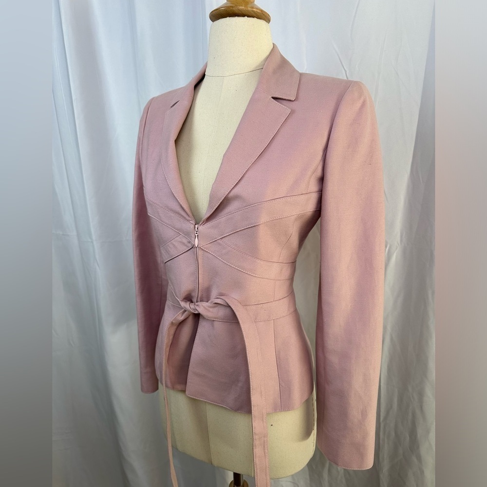 Vintage Valentino Pink Jacket Sz 2 - Picture 3 of 6